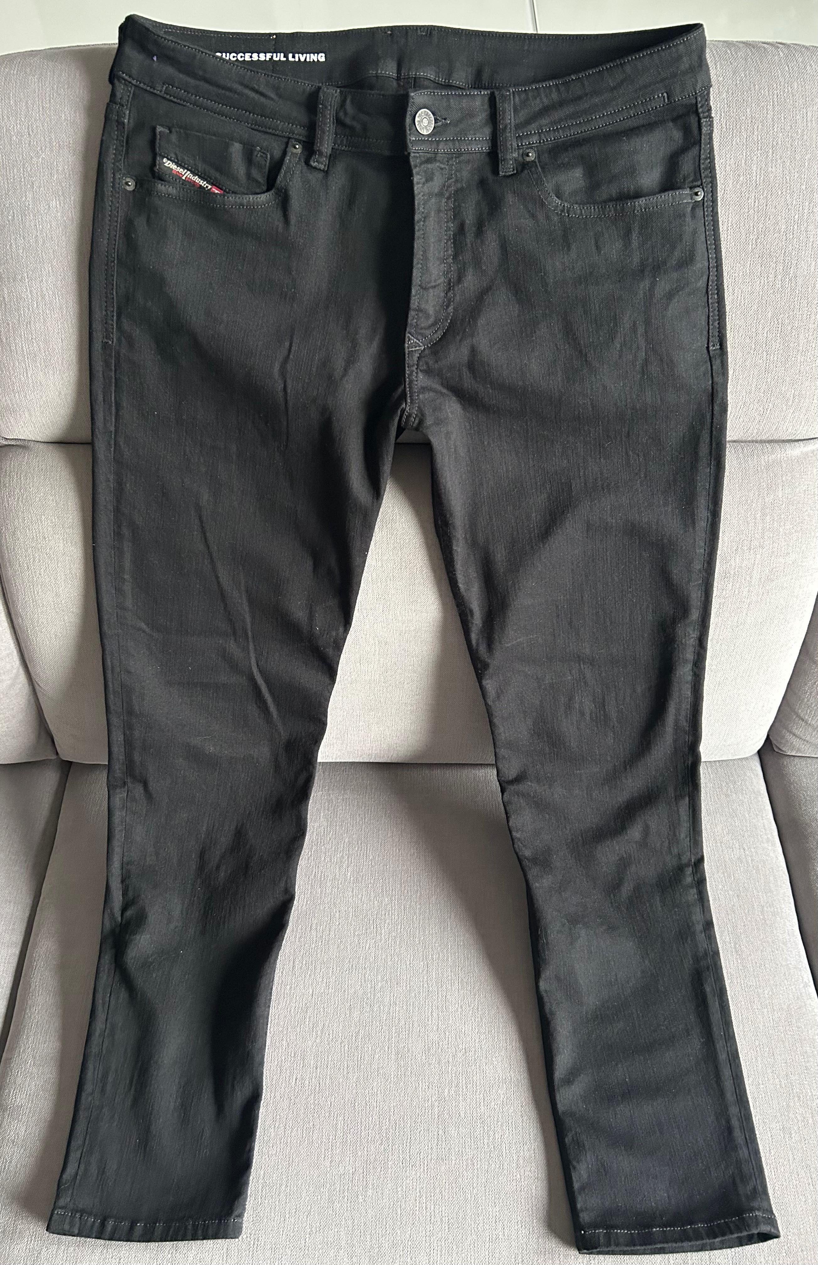 Diesel  -70 % SLEENKER - Jeansy Skinny Fit 34/30 Black