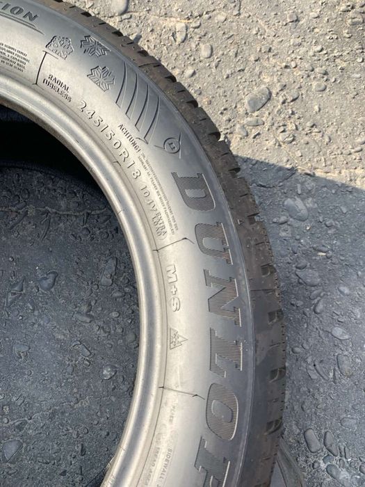 Шини нові 245/50 R18 пара Dunlop ранфлет 2023p зима