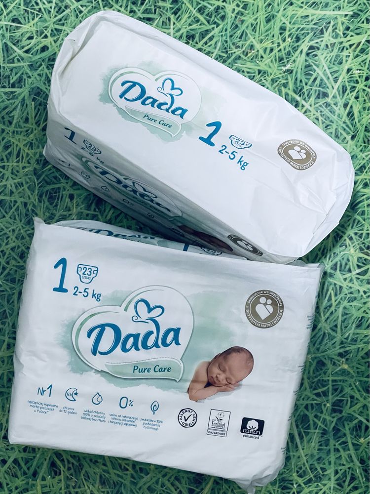 Dada extra pure подгузники / Памперсы Дада / Dada / Pure extra pure