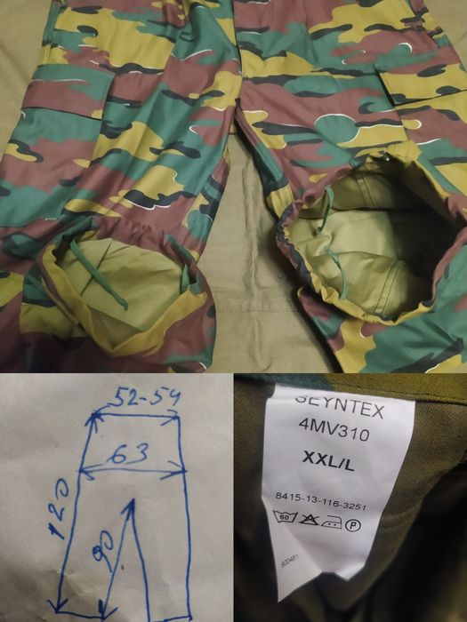 Польові штани армії Бельгії 58 розмір