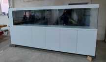 Akwarium morskie zestaw akwarystyczny Sea Garden 320x60x60 biały