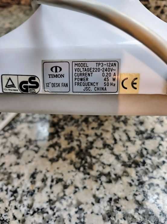 Ventoinha de mesa TIMON TP3-12N