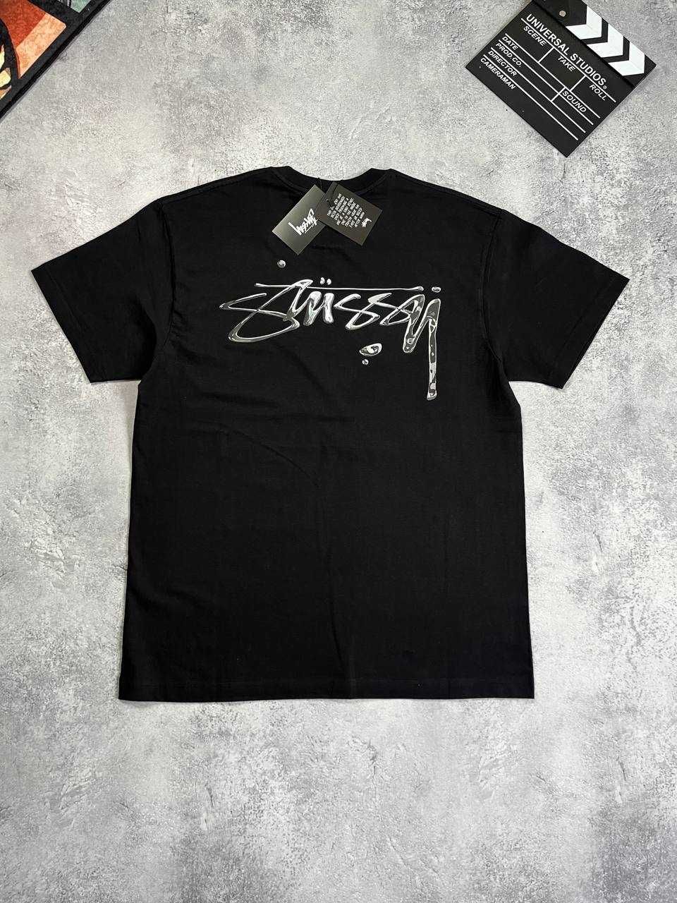 Оверсайз футболка Stussy | Футболка Стуси с бирками (Стусси)