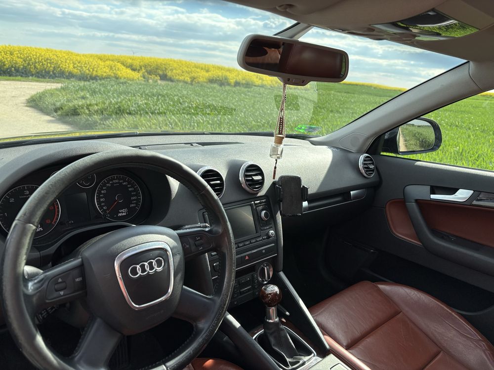 Audi A3 8P 2.0 TDI 140 KM | Panorama | Skóry | Zadbany | 2008 r.