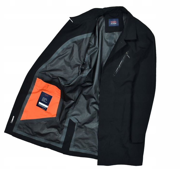 Swims 3 Warstwowa Elegancka Kurtka Męska Płaszcz M