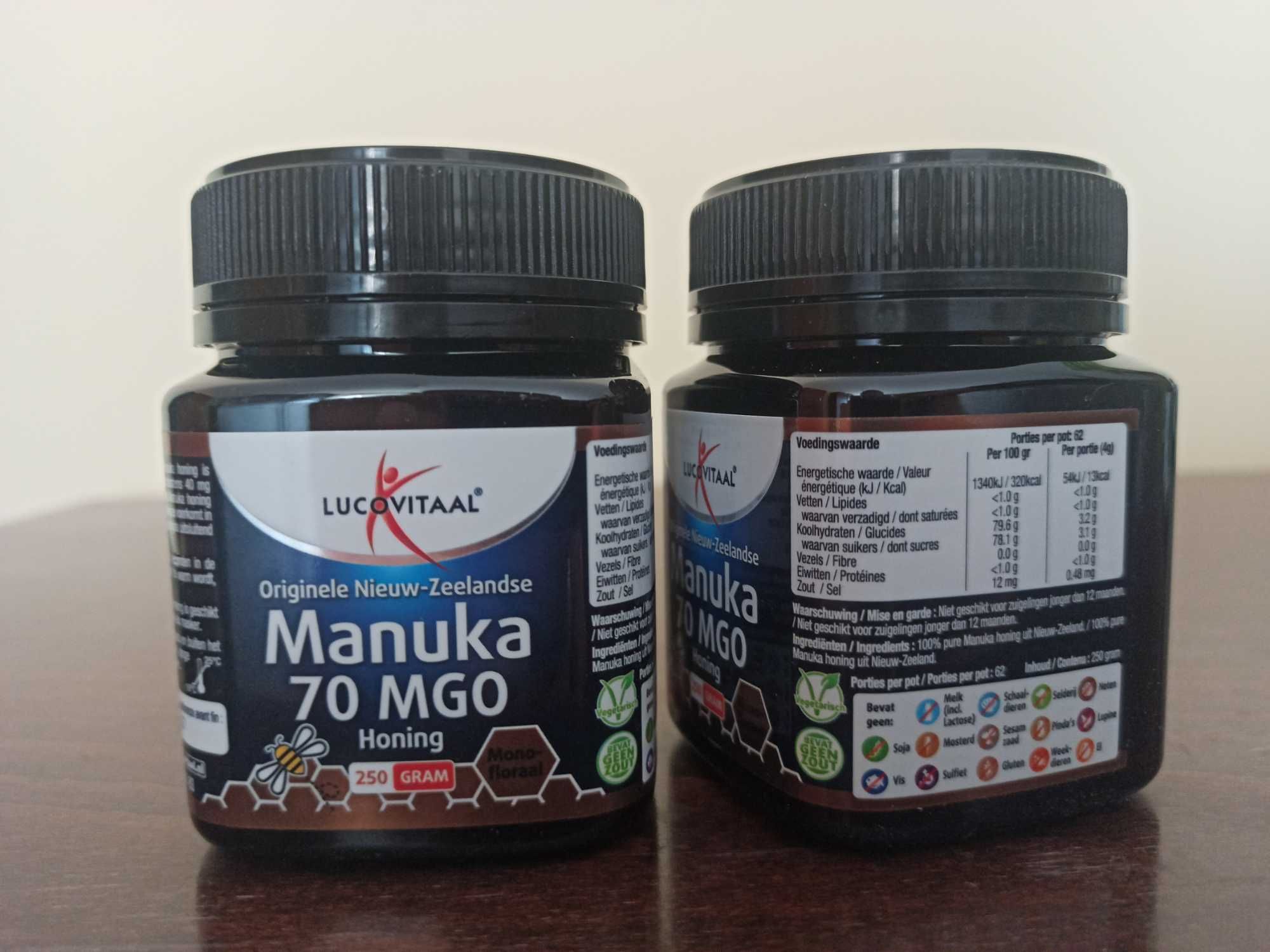 Lucovitaal Manuka 70 MGO Honing 250GR
