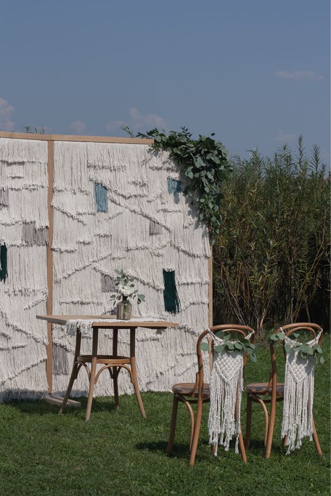 Ścianka ślubna Boho na sprzedaż lub wynajem
