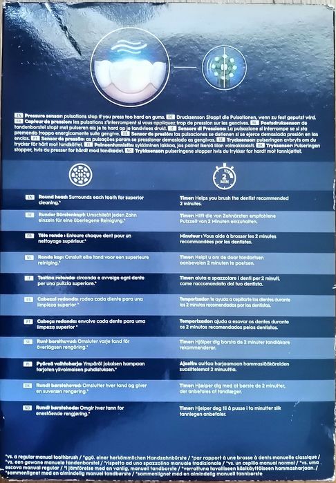 Escova de dentes elétrica Pro Series 1 ORAL-B- nova, 2 anos garantia