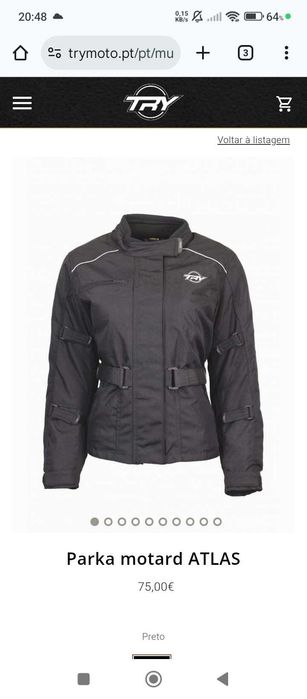 Casaco motard mulher