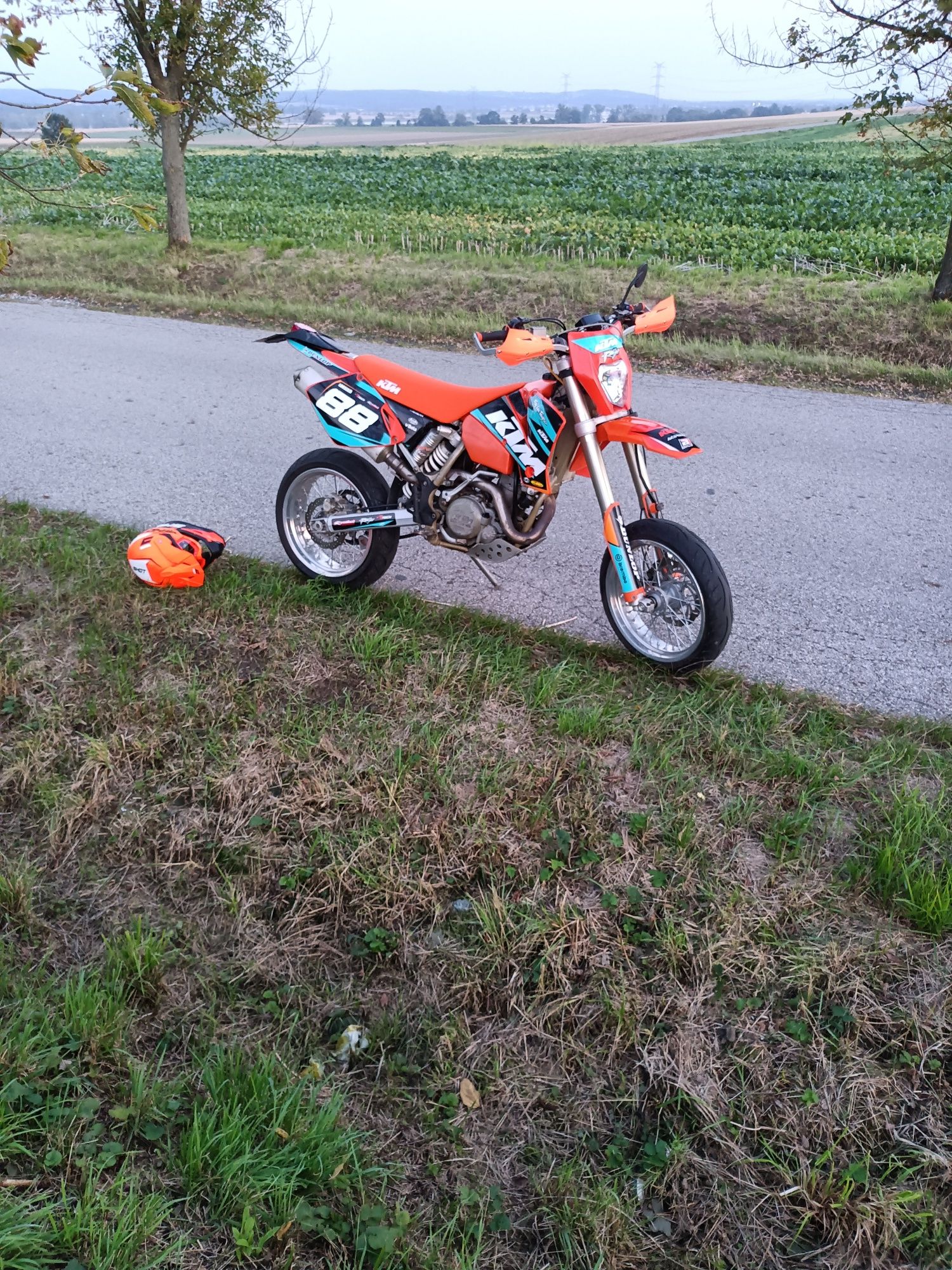 KTM exc 450 supermoto cross