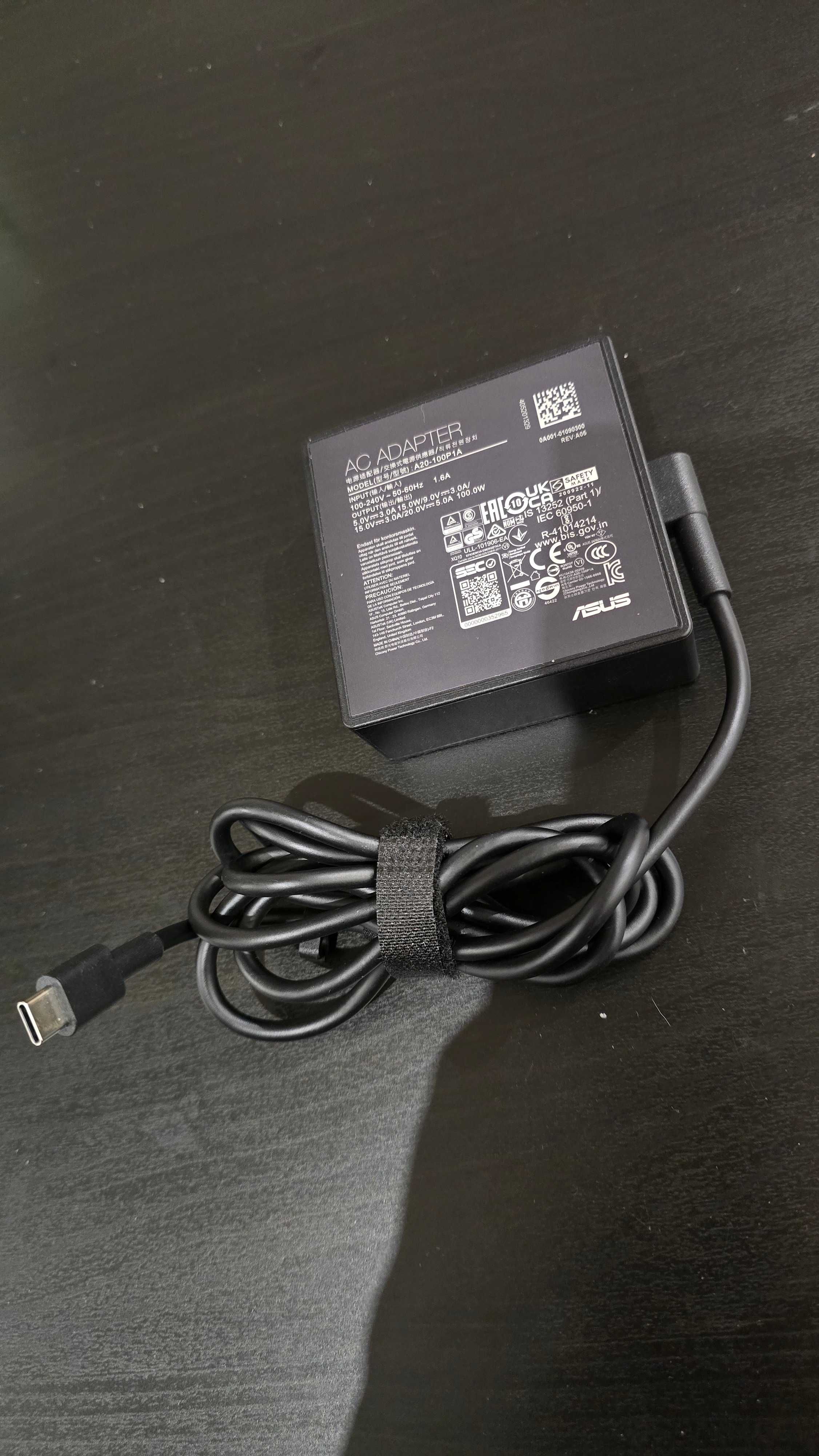 Carregador Asus ROG USB-C 100W A20-100P1A
