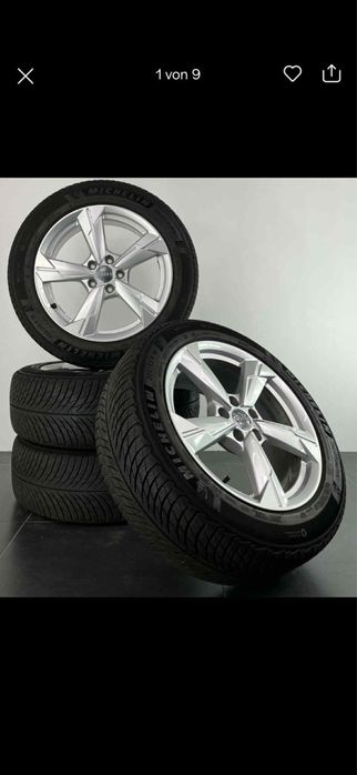 Alufelgi Audi orginalne 18” opony zimowe  M+S 225/55R18 5x112 ET 39