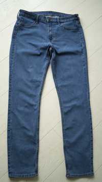 Spodnie jeansowe H&M skinny, r. 32, stan bardzo dobry