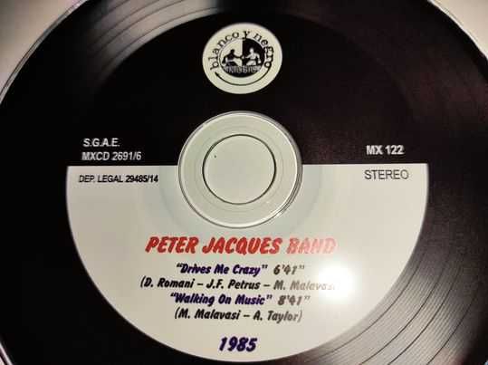 Peter Jacoques Band - Drives Me Crazy (Maxi-Singiel CD)
