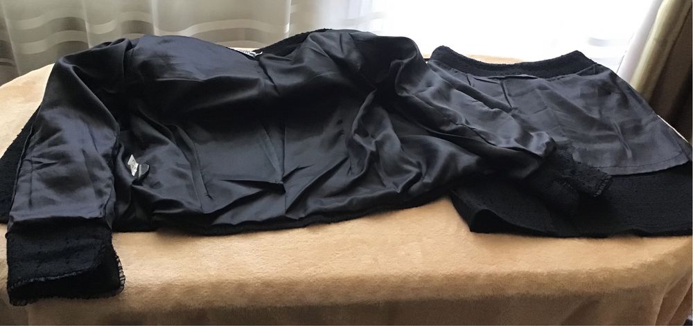 Деловой костюм женский пиджак и юбка мини / Діловий костюм жіночий