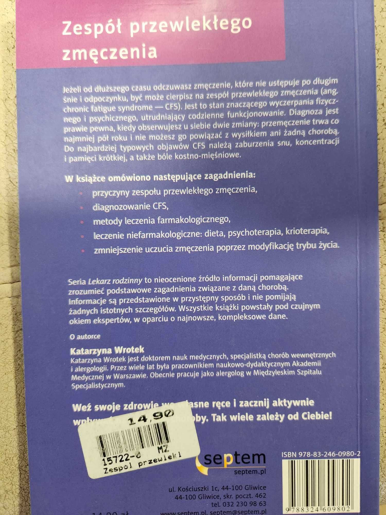 Zespół przewlekłego zmęczenia Katarzyna Wrotek septem.pl 2007