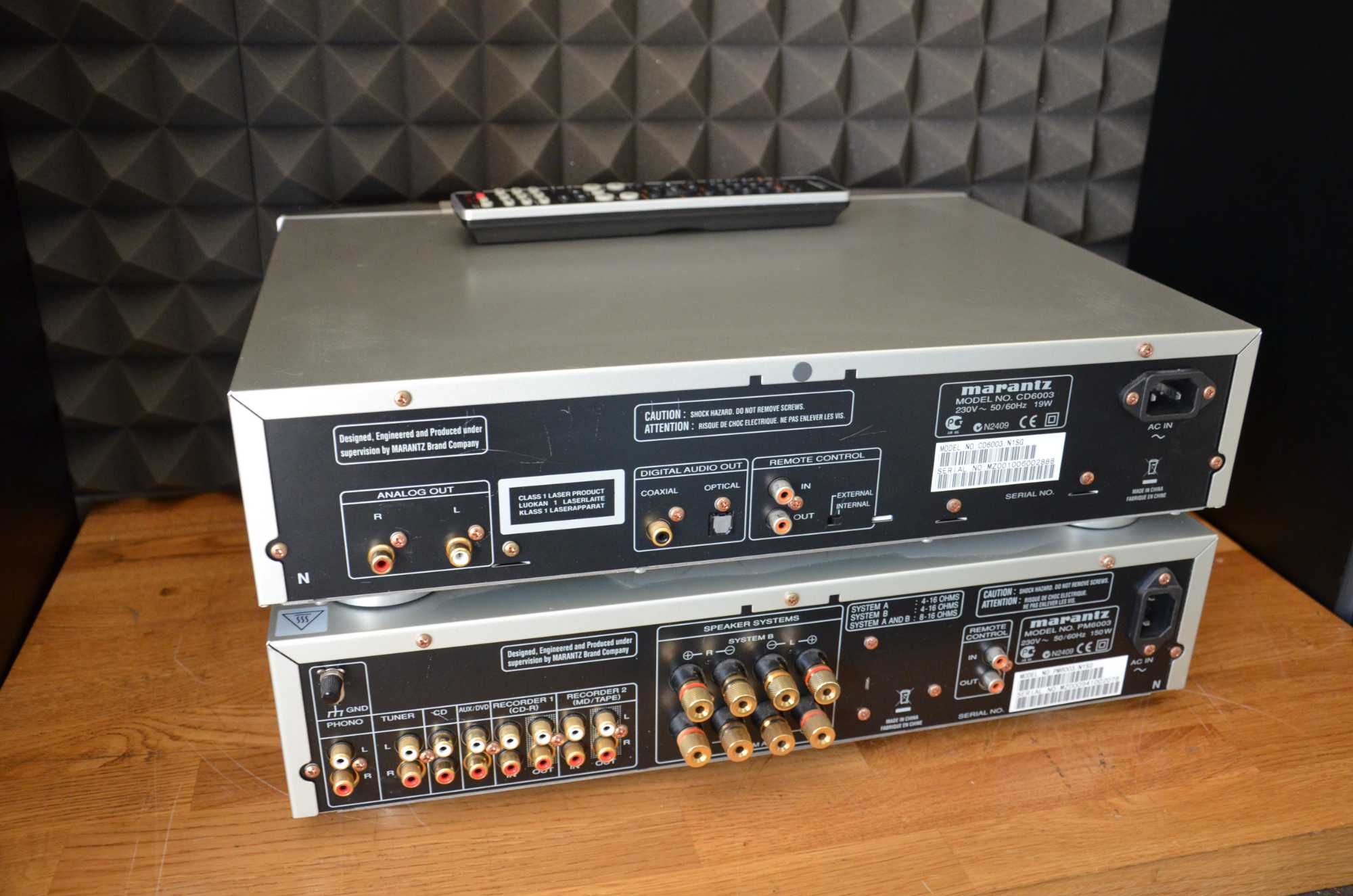 Wzmacniacz MARANTZ PM 6003 + odtwarzacz cd MARANTZ CD 6003