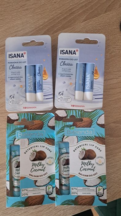 Pomadka, balsamy do ust- nowe Isana, Bielensa