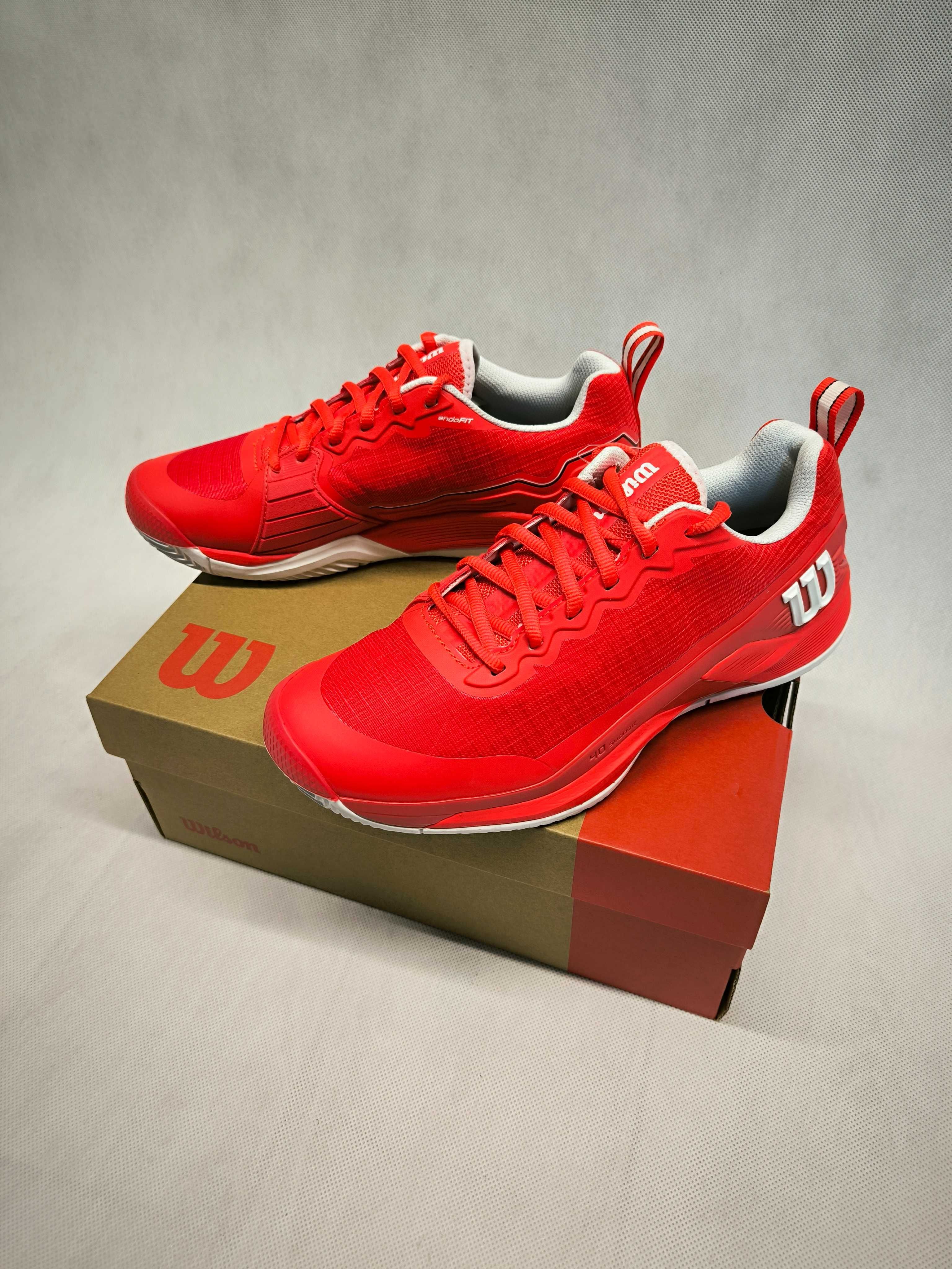 Nowe buty Wilson Rush Pro 4.5 Clay Infrared - 41 1/3