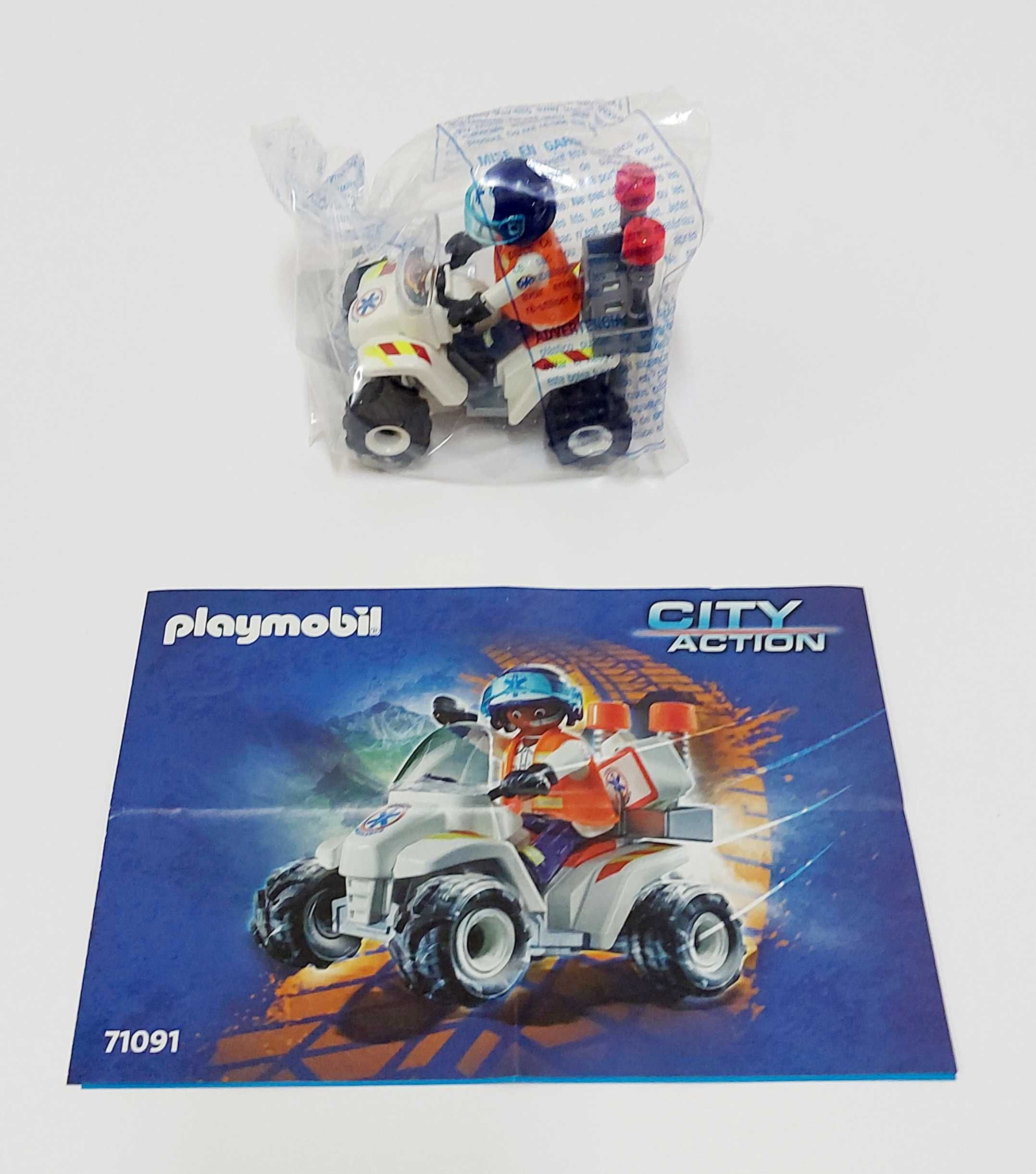 Playmobil 71091 City Action Ratowniczy Speed Quad.