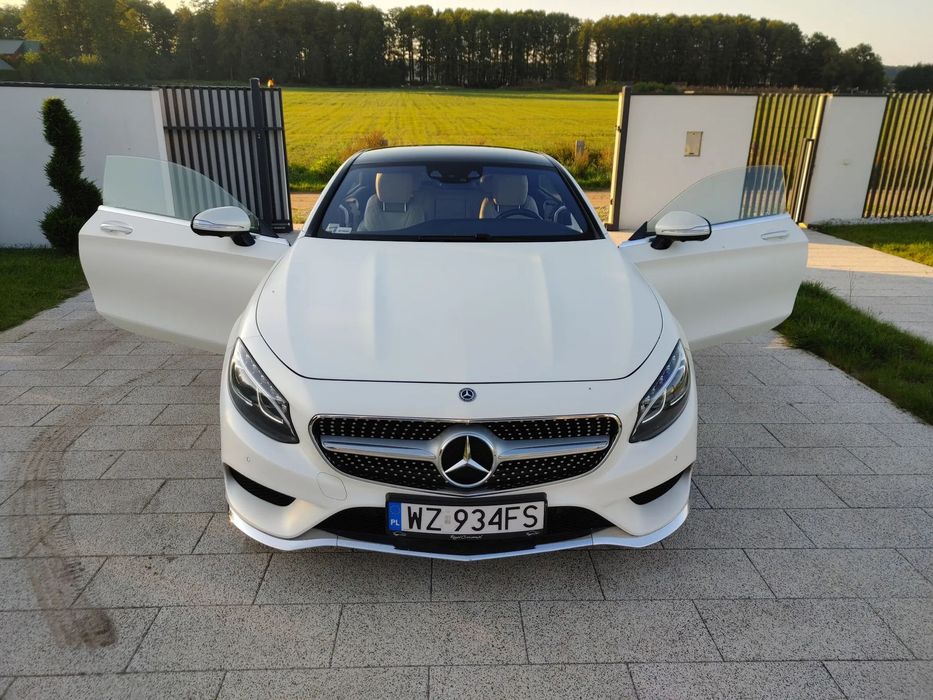 Mercedes-Benz Klasa S Piękny lakier biały mat