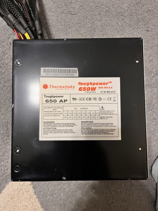 Блок живлення Thermaltake Toughpower 650W
