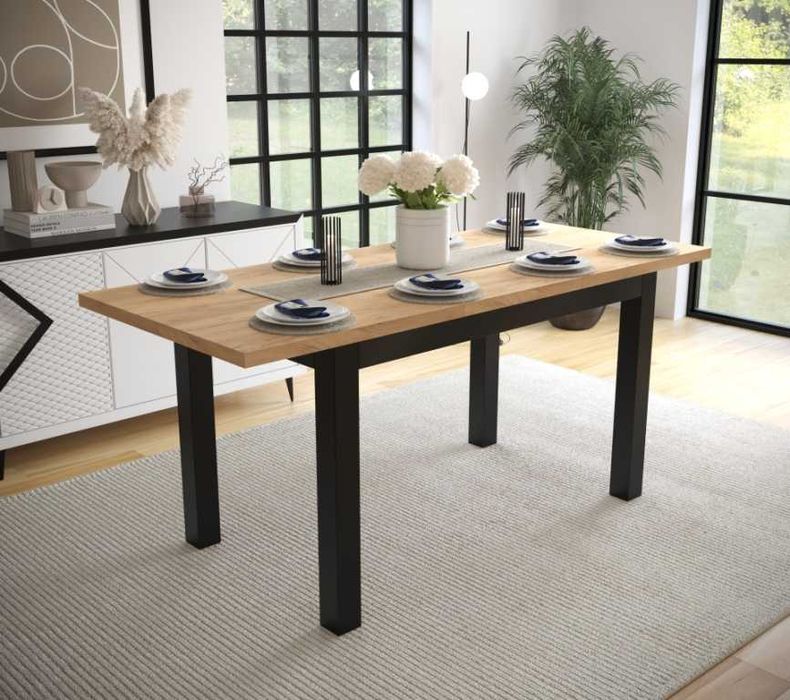 stół rozkładany Loft TOBI 170-235/90 Lancelot Wotan Hikora Halifax