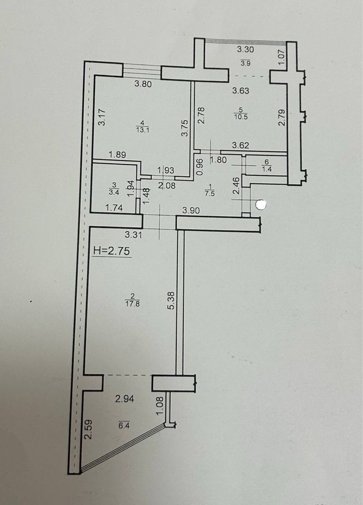 Продам 2 кімнатну квартиру з якісним ремонтом