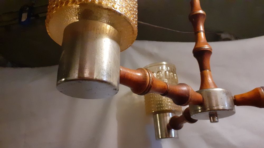 Żyrandol lata 70-te polamp radom