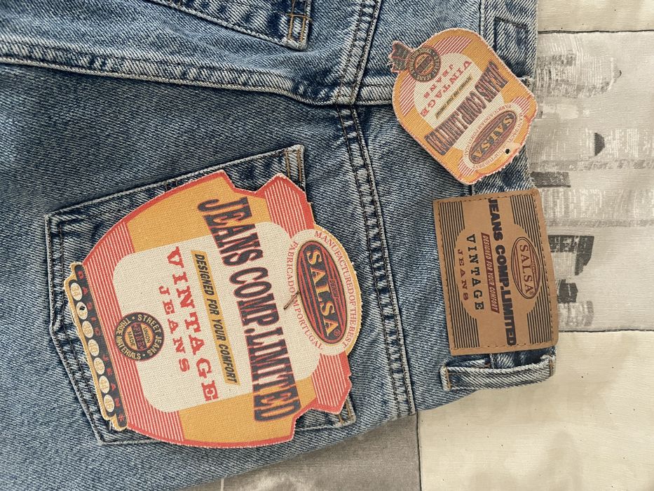 Calças ganga jeans salsa vintage
