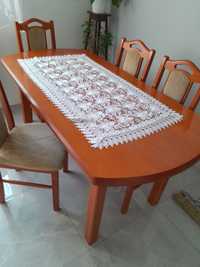Stół z krzesłami komplet