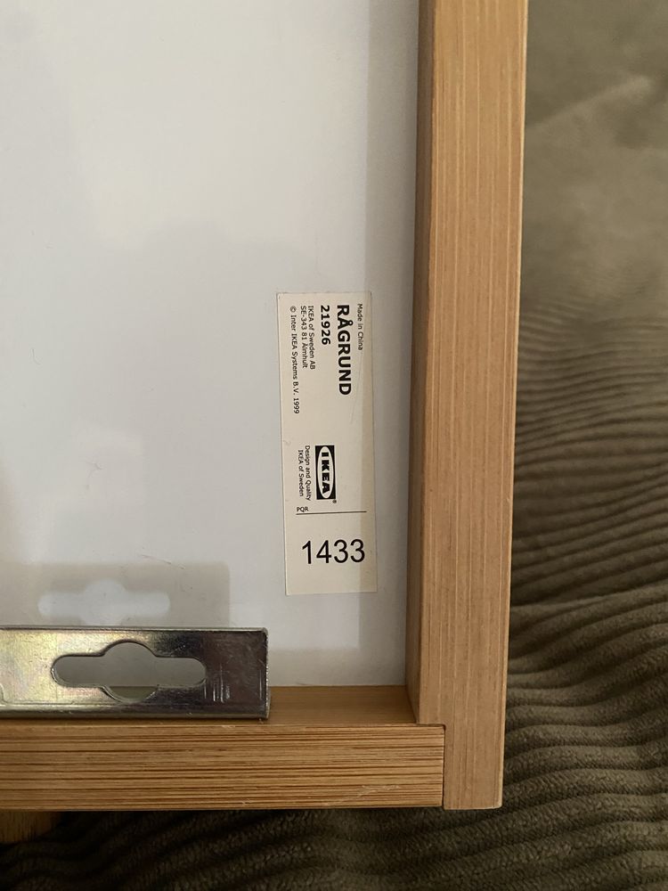 IKEA RAGRUND Lustro, bambus, 53x50 cm