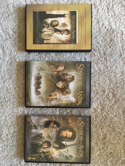 DVDs Senhor dos Anéis