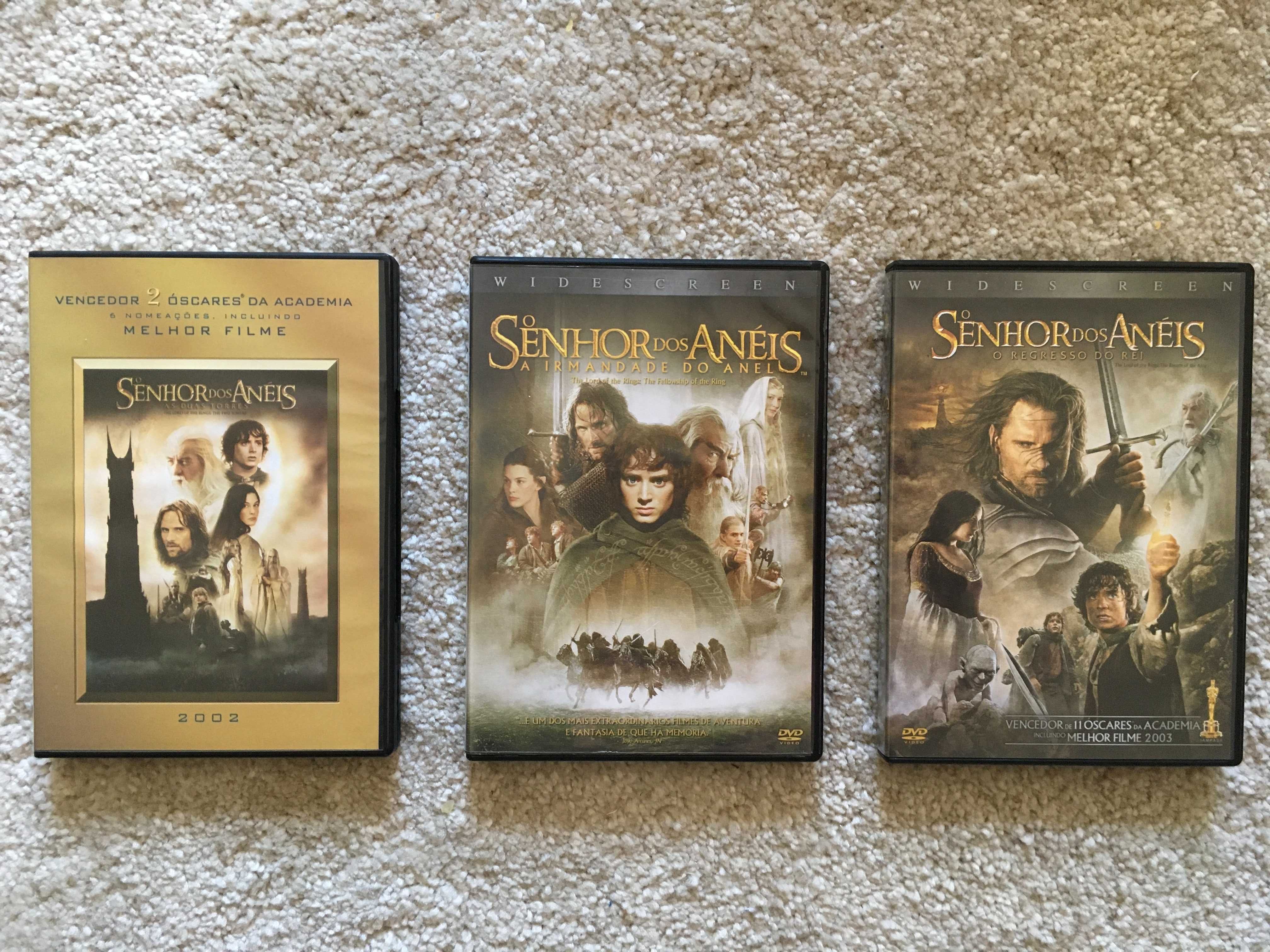 DVDs Senhor dos Anéis