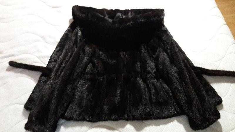 Полушубок натуральная норка норковая шуба. Норка