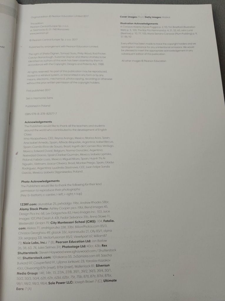 English Class B1 workbook
