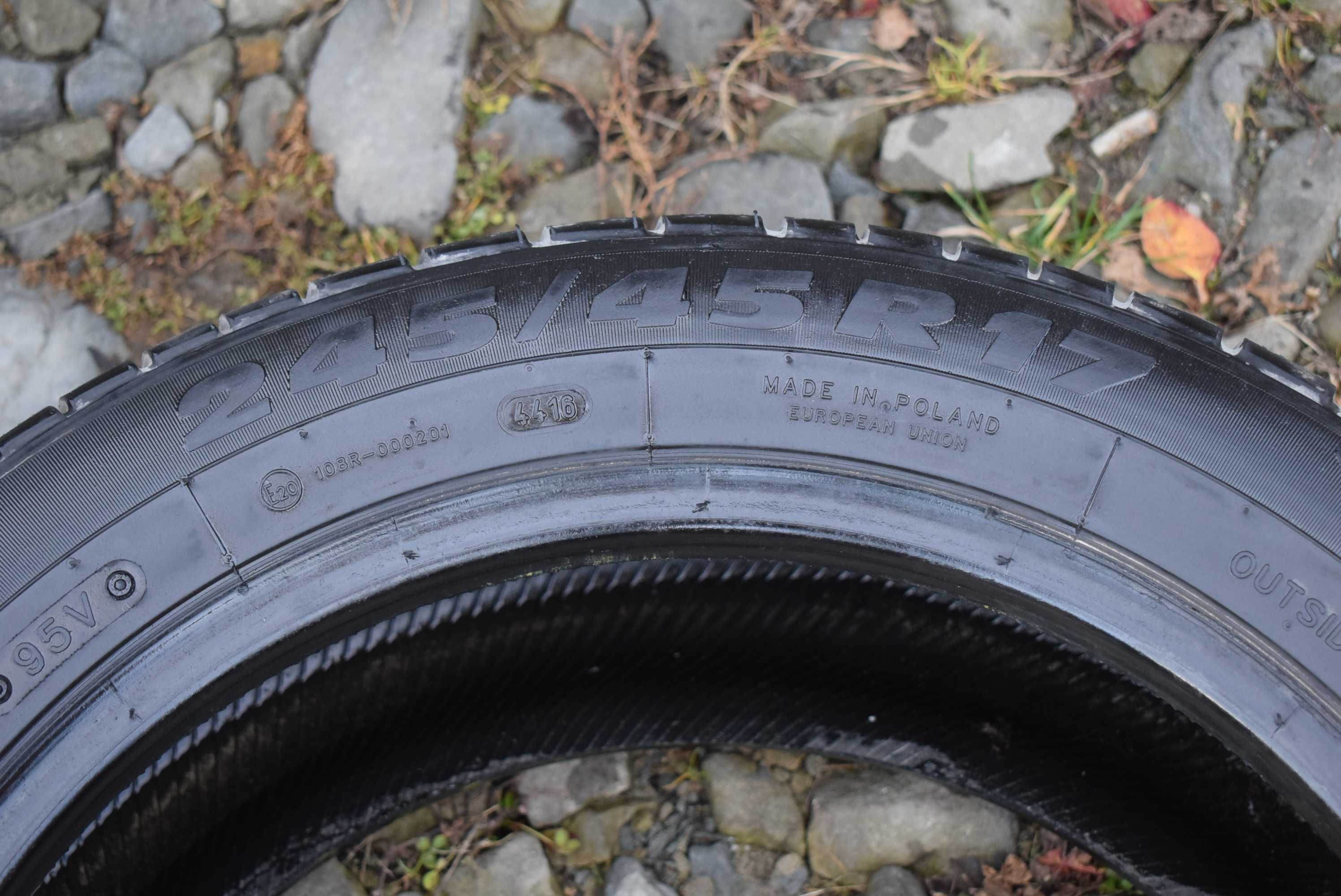 2x opona Profil Pro Snow 790 245/45 R17 6.5 mm 16r.