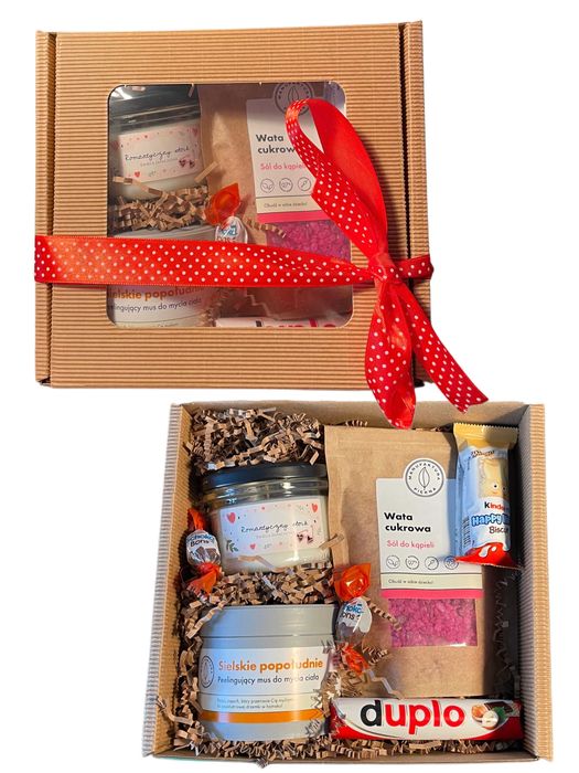 BOX PREZENTOWY ZESTAW KINDER manufaktura piękna joy bueno