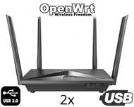 Nowy Router Wi-Fi D-Link OpenWRT 2150/SP 2xUSB 3.0 AC2100 Wave 2 VPN