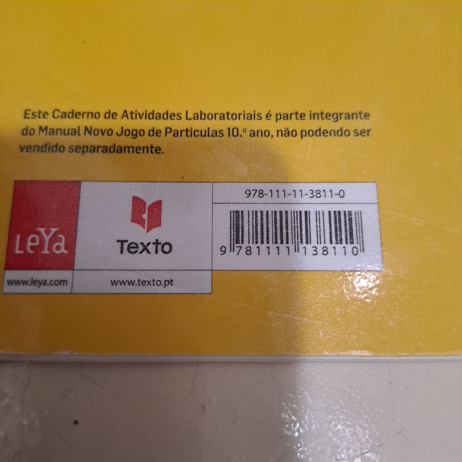 Livros de Físico-química 10 ano -JOGO DE PARTICULAS