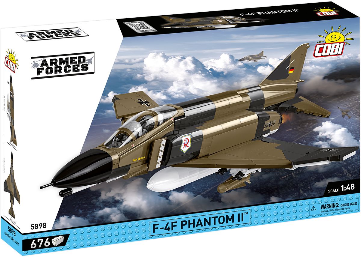 Klocki Cobi 5898 Samolot F-4F Phantom Ii Armed Forces 676 El.
