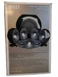 KEF KHT 3005 SE CZARNE KARTON Zestaw Kina Domowego 5.1