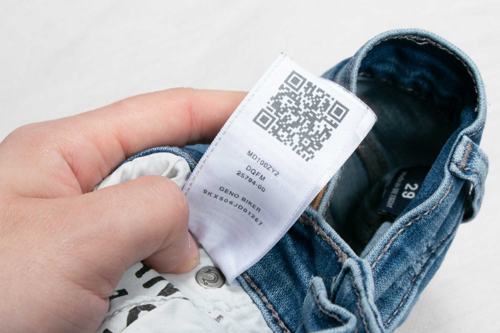 Spodnie jeansowe True Religion Geno Biker 29us niski stan