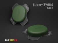 slidery polimerowe na kolana TWINS Race green