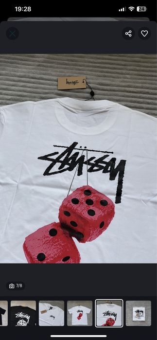 Tshirt Stussy Branca