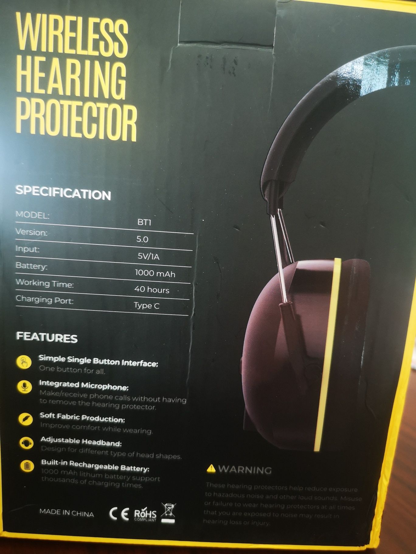 Abafadores de ruído bluetooth