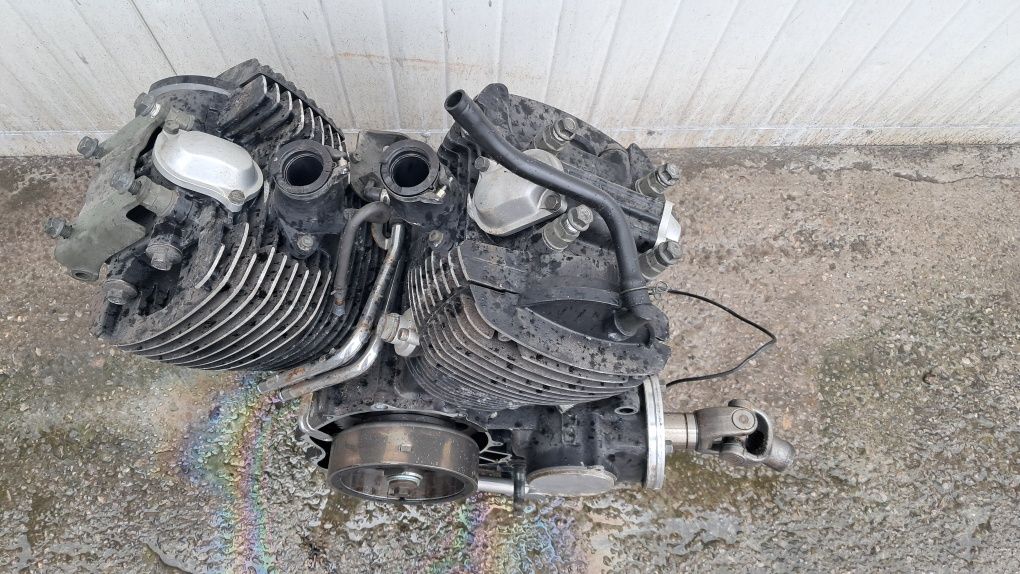 Silnik Yamaha XVS 650 Drag Star Wał Korbowy Głowica Cylindry Części