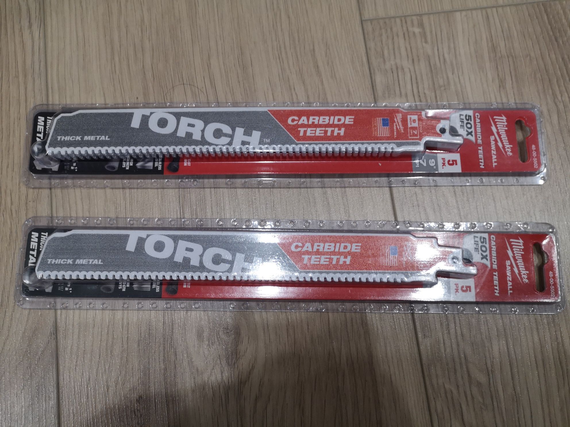 Brzeszczoty z węglikiem Torch TCT 230 mm 5 szt. Milwaukee 48'005502