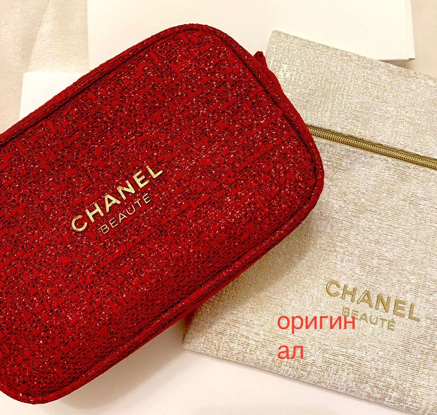 Косметичка кошелек клатч cумочка Шанель Chanel  Франция последняя