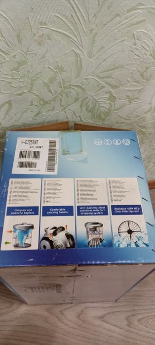 Пилосос LGдля сухого прибирання,без мішка